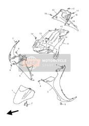 5C2F834600PE, Moulure 2, Yamaha, 0